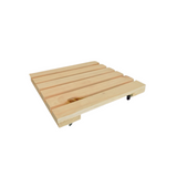 Kit 2 Suporte Deck Modular com Rodinhas para Vasos 35x35