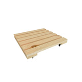 Kit 3 Suporte Deck Modular com Rodinhas para Vasos 35x35